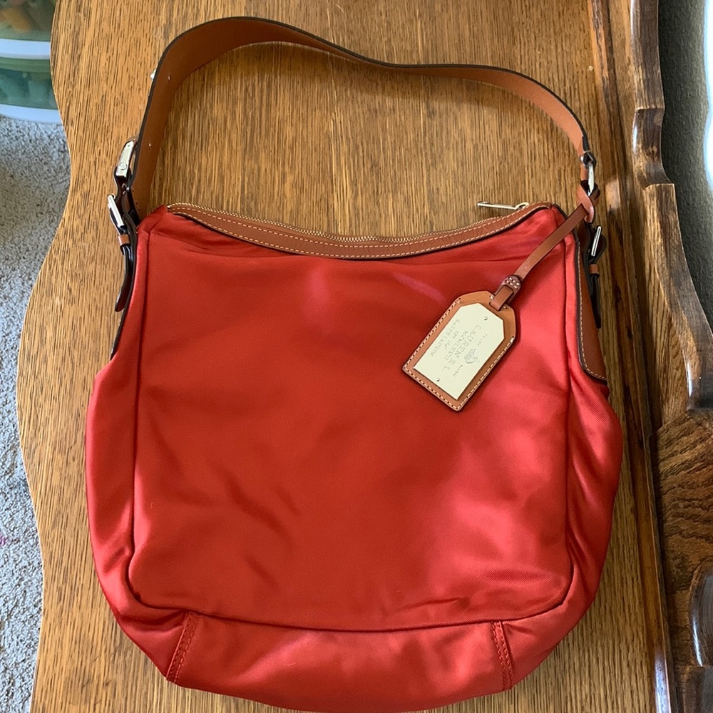 Polo Ralph Lauren equestrian hobo shoulder bag